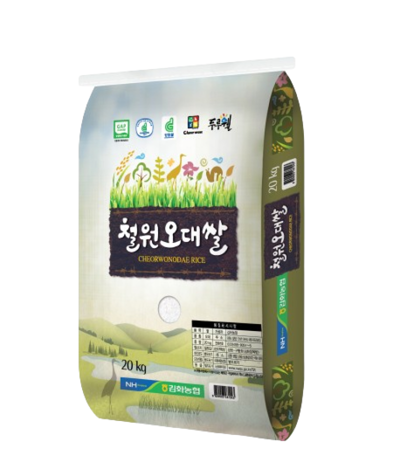 김화농협철원오대쌀,2025년산 김화농협 철원오대쌀20kg[당일도정,당일발송]